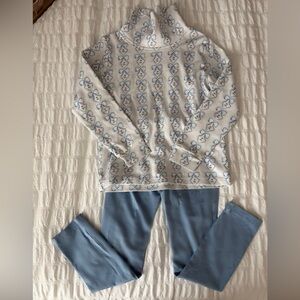 The Beaufort Bonnet Company Blue and White Kids Casual Set
